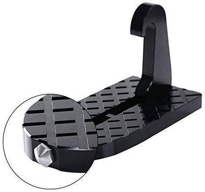 Dherik Tradworld Rubber Car Door Step for Car Roof Access,Rooftop Roof-Rack Folding Ladder Hooked Car Pedal