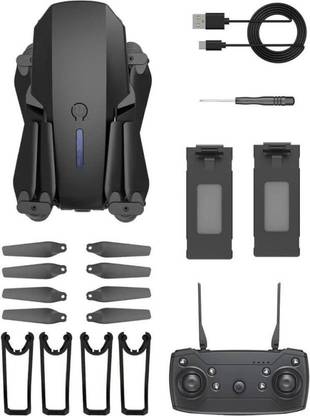Ivanick Foldable RC Helicopter Dual Camera with Sensor with WIFI Aerial Photography Drone
