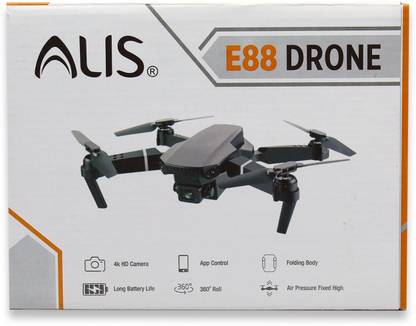 alis 4K WiFi Dual Camera for Adults & Kids with 2 Batteries and Toy Drone