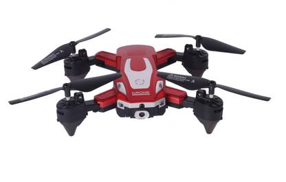 Vajrakaye J-2 drone heavy duty motor dual camera dual battery Gesture Control (Red) Drone