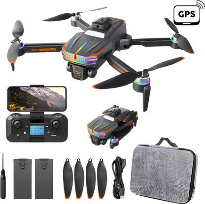 FitPro J6 GPS Drone | FPV 4K Cam | Remote | Stable Flight | GPS Mode Drone