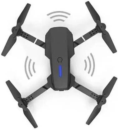 RECTITUDE E88 Pro Foldable Remote Control Drone Dual Camera Drone 720p Video, Wifi Fpv Drone