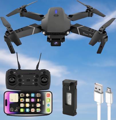 DRONE E88 GPS Folding Brushless RC 25mins 2KM 6K Ultra HD Drone