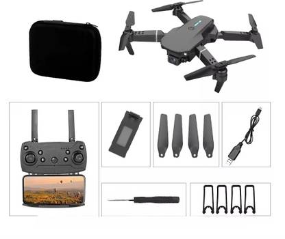 DRONE Q E8 WiFi Camera Remote Control Quadcopter 360 Flip Stunt Drone 2 Batteries Drone