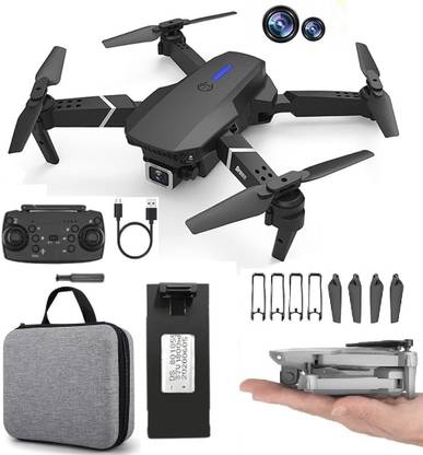 Mevara E88 DRONE 4K HD CAMERA 1080p 360 Degree Flip Functionality1 Drone