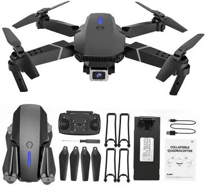 RECTITUDE Pro Drone with Camera, WiFi FPV 1080P HD Dual Foldable Quadcopter & Ideal Travel Drone