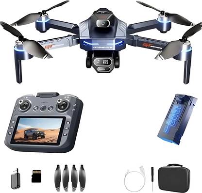 ERH India GT8 Camera Drone 5G Obstacle Avoidance Brushless Motor Screen Remote WiFi Drone