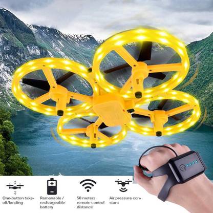 Magicwand Smart Watch R/C Rechargeable Quadcopter ,High Altitude Hold & Gravity Sensing Drone