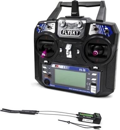 Sandeep Enterprises Flysky FS-i6 2.4GHz 6CH PPM RC Transmitter with FS-iA6B Receiver Drone