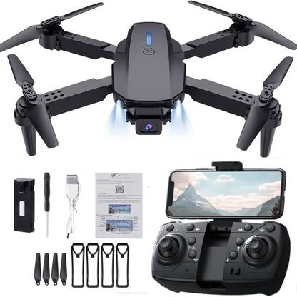 Rivalwilla Foldable Drone with 4k Camera One Key Take Off/Landing Drone