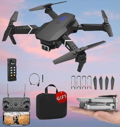 THIRA E88 DRONE 4K HD CAMERA 1080p 360 Degree Flip Functionality Drone Drone