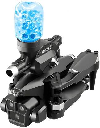 PTCMart K11 Drone 3 camera 8K Water Bombs Shoot long range Brushless Obstacle Avoidance Drone