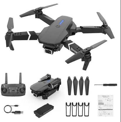 Drone K E-88 WiFi Camera Remote Control Quadcopter 360 Flip Stunt Drone