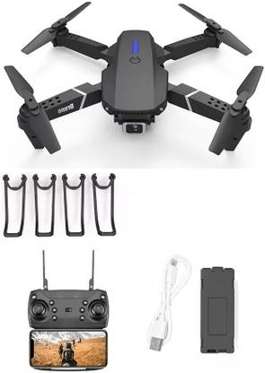 RECTITUDE Best Quality E88 Professional Dual Camera Long Range 092 Drone