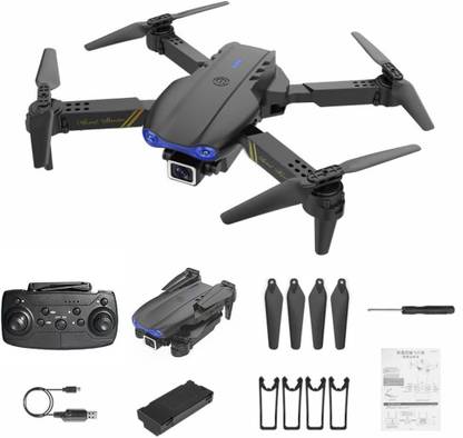 Barbie E88 Pro 4K Dual Camera Height Hold Wifi FPV RC Foldable Toys_32b Drone