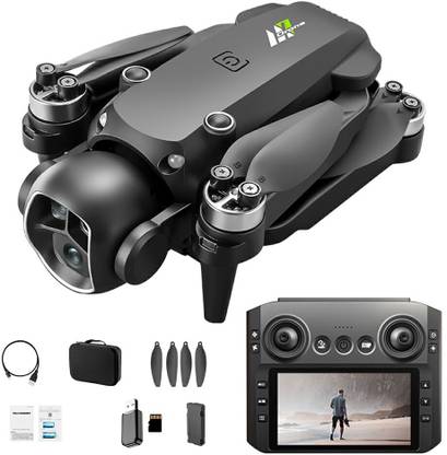 Playtastic M7 Optical Flow Dual Camera Foldable Brushless FPV Drone with 4.3 Inch Screen Drone