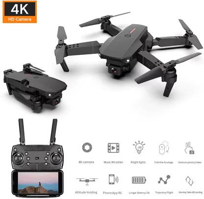 Swa Mi E99 Foldable Pro Drone for Kids | Obstacle Avoidance rone 2 Batteries1 Drone