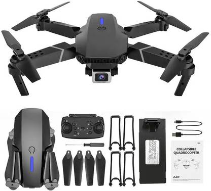 RECTITUDE Pro Drone with Camera, WiFi FPV 1080P HD Dual Foldable Quadcopter Altitude Hold Drone