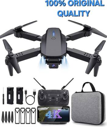 Antman E88| E88 Pro Drone With HD 4K Dual Camera Hold RC Foldable Quadcopter Drone Drone