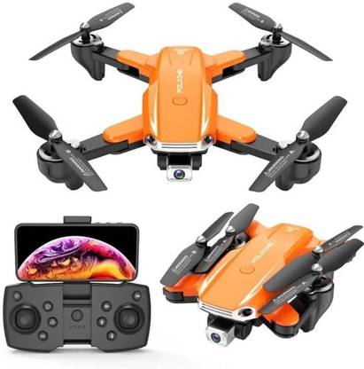 Antman Original E88 Pro Drone 4K Dual Camera Height Hold RC Foldable Quadcopter(Orange) Drone