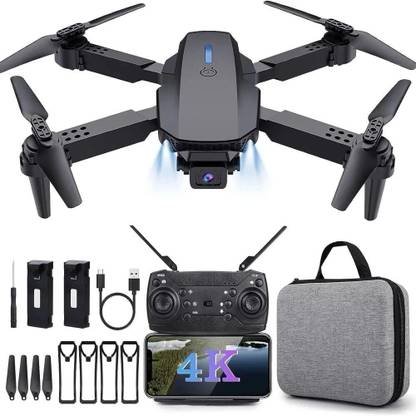 Clubmall E88 Pro 4K Camera Drone with WiFi FPV, Brushless Motor, and Foldable Design Drone