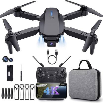 Roaryflow 4k dual camera mini drone E88 Pro Foldable WiFi with Position Locking Drone Drone
