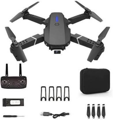 RECTITUDE E88 Foldable Quadcopter | WiFi 480P FPV Dual Camera | Position Locking Drone Drone