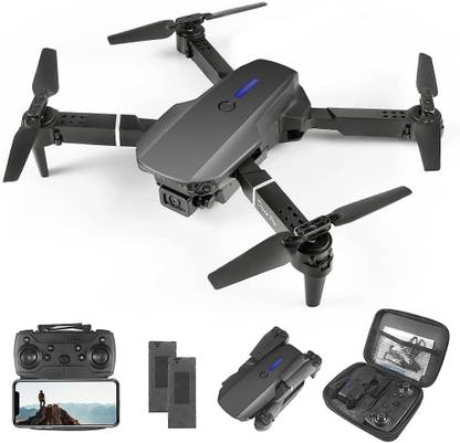 DRONE E88 Pro Foldable Remote Control with Dual Camera HD Wide Angle Drone