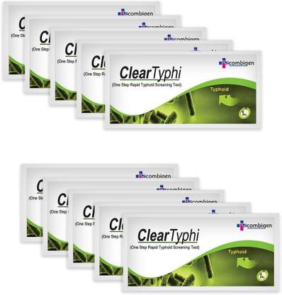 Recombigen Clear Typhi,Typhoid Rapid Test kit IgG/IgM (Serum/Plasma) Antigen Self Test Kit