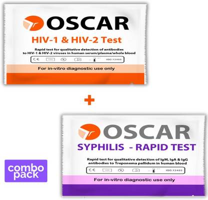 sidak Oscar HIV and Syphilis rapid test combo Blood Test