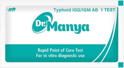 Dr.Manya Dr Manya Typhoid IGG/IGM Antibody Test Kit - Pack of 5 PCs Serum/Plasma Antibody Test Kit