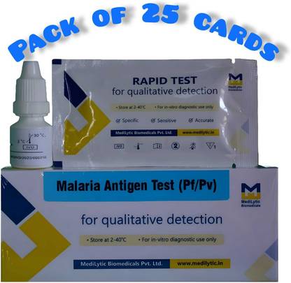 MediLytic Biomedicals Malaria (Pf/Pv) Antigen Self Test Kit