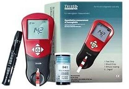 Truehb True Hb Hemoglobin meter with 50 Test Strips Blood Test