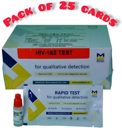 MediLytic Biomedicals HIV-1 & 2 Test Antibody Test Kit