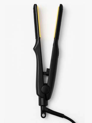 ktein 2-in-1 Mini Flat Iron for Short Hair, Pixie Cut, Bangs, Beard & Wavy Stylin Free Standing Dryer Holder