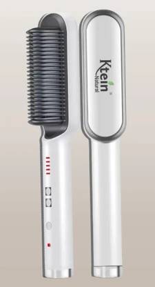 ktein Hair Straightener Brush - Anti-Scalding, Fast Heating, Adjustable Temperature Free Standing Dryer Holder