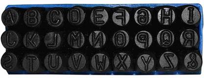 illuminate Tools Letter Punch Set of A-Z Letters_Size 6 MM (1/4 Inch) Punches & Punching Machines