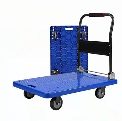 KriShyam Folding Platform Truck Hand Truck Trolley, 500Kg Foldable Push Cart trolley Platform Trolley