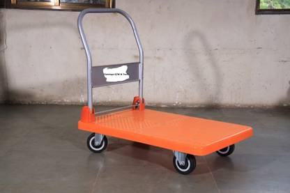 TOOL ZONE BEST QUALITY PLATFORM TROLLEY FOR INDUSTRIAL USE AND OTHERS Platform Trolley