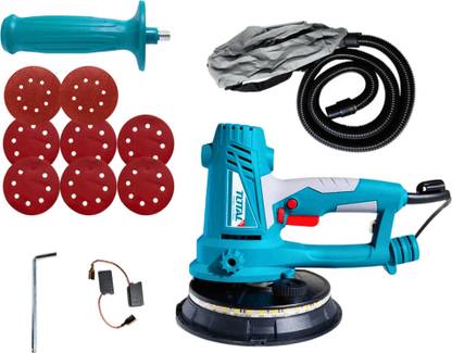 TOTAL Dry Wall Sander/Sanding Machine With Variable Speed Control, LED Light -TDWS7501 Drywall Sander