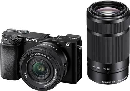SONY Alpha 6100Y Mirrorless Camera Body With 16-50mm & 55-210mm