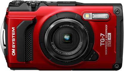 OLYMPUS OM SYSTEM TG-7 Red DSLR Camera OM SYSTEM TG-7 Red