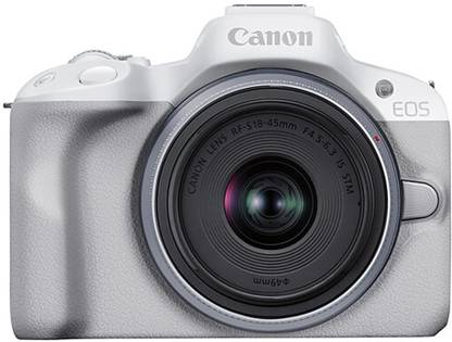 Canon EOS R50 Mirrorless Camera Body with RF - S 18 - 45 mm f/4.5 - 6.3 IS STM