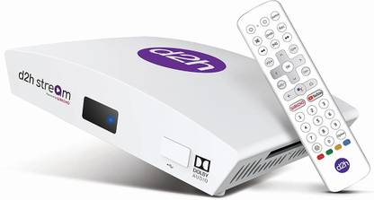 D2H Android Stream only HD Set Top Box DTH Connection | Free Installation | No Pack offer Included
