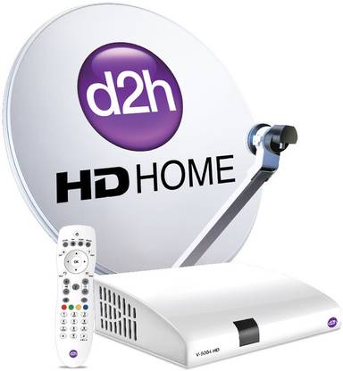 D2H SMART+ HD Set Top Box - DTH Connection with Odiya 1 Month Royale Sports Kids SD Pack & 6 OTT Apps at No Extra Cost