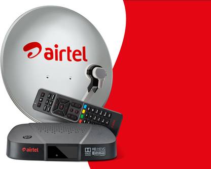 Airtel Digital TV HD Set Top Box | 1 Month Ultimate Marathi HD Pack |Free Standard Installation |Recording Feature/*/*