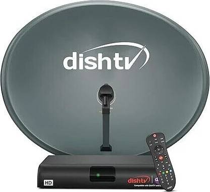 Dish TV Smart+ HD Set Top Box | 3500 Pe 3600 | Get Instant Recharge Worth Rs3600 | HD DTH Connection | Free Installation in 24-72 Hrs.