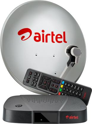 Airtel Digital TV HD Set Top Box with Recording | 6 Month Mega HD Pack | Free Standard Installation