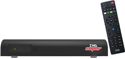 Dish TV Zing Super FTA - HD Set Top Box with Remote And Power Adapter - With 4 Year Free - 300 + Channels & Services