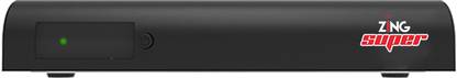 D2H Zing Super | HD Set Top Box | 175 + Channels & Services | No Recharge for 4 Years | No Dish Antenna with Box